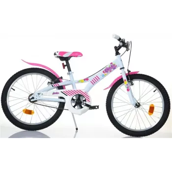 Kinderfahrrad Candy 20 77330 Weiß/Rosa