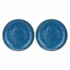 ROSE&TULIPANI Concerto Blu Avio Set aus 2 runden Platten 32 cm Marineblau