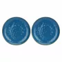 ROSE&TULIPANI Concerto Blu Avio Set aus 2 runden Platten 32 cm Marineblau