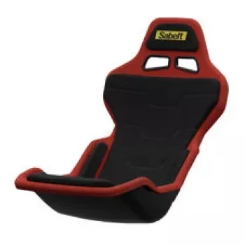 Sabelt SRP-1 Sim-Rennsitz, Fiberglas-Schale, Formel-Design, gepolstert - Racing Black