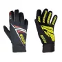 Sabelt G34 Sim-Handschuhe mit Touchscreen-kompatiblen Fingerspitzen und Silikonhandfläche, Rennhandschuhe, Schwarz, Größe L
