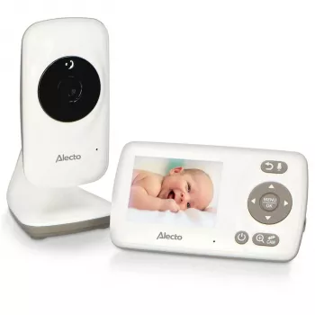 Alecto DVM71 Video-Babyfon mit 2,4-Zoll-Farbdisplay und Kamera
