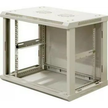 DSIT DS6406W 6U Wandmontage-Serverschrank mit Glastür, Weiß, 600 x 450 x 367 mm