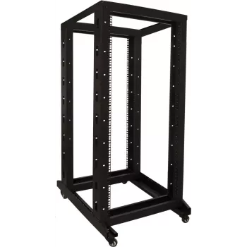 DSIT 27U 19 inch freistehender Server-Rack-Schrank auf Rollen, 600x800x1400 mm, unmontiert, Schwarz (DS-RR6827)