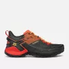 Garmont 9.81 Onyx GTX Herren-Wanderschuhe - Raven Black/Firecracker Orange