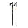CMP Bern Trekkingstöcke 3-teilig Aluminium 7075 Schwarz/Orange 65-135 cm