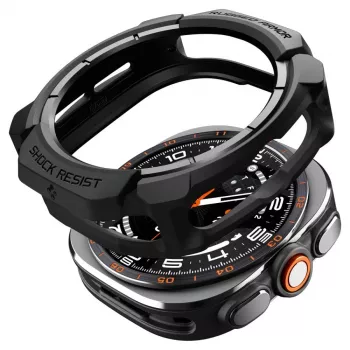 Spigen Rugged Armor Hülle für Samsung Galaxy Watch Ultra 2 2026 (47mm) – Matt Schwarz