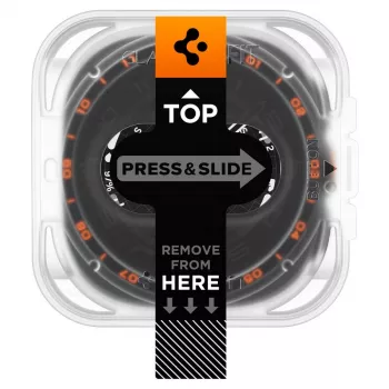 Spigen Glas.TR EZ-FIT AC Displayschutzfolie für Samsung Galaxy Watch Ultra 2 (47mm) klar 2er-Pack