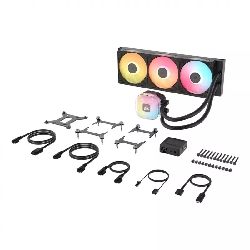 CORSAIR iCUE LINK TITAN II 360 RX RGB Schwarzer Flüssigkeits-CPU-Kühler