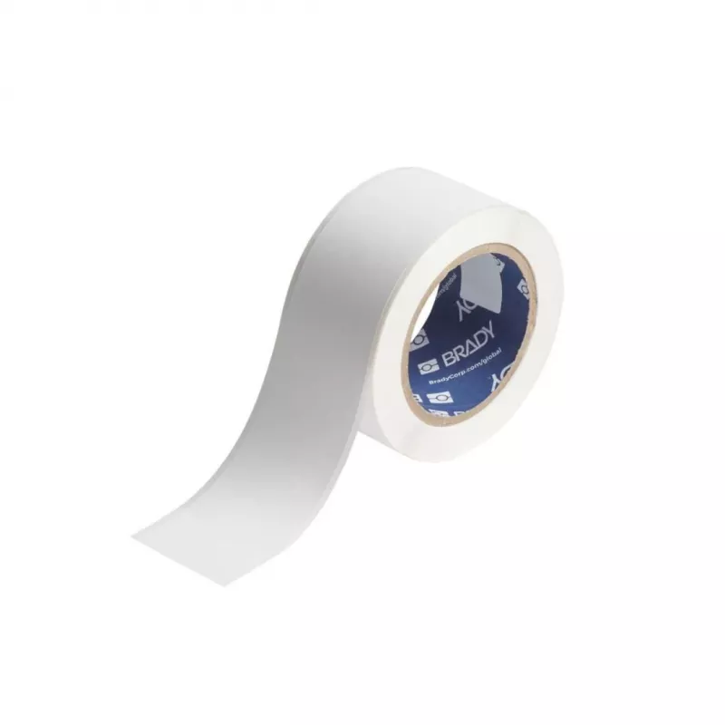 BRADY J40C-2000-2550 Weiße Papier-Endlosetiketten für Brother QL-Serie - 62mm x 30,48m, permanent klebend, Thermotransfer, 1 Rolle