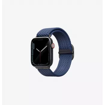 UNIQ Aspen Braided Loop Armband für Apple Watch 42/41/40mm Serie 1-11/SE/SE2/SE3 - Granitgrau