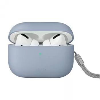 UNIQ Lino Silikonhülle für AirPods Pro 2. Generation (2022/2023) Arktisblau