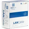 DSIT DANICOM CAT6A UTP 50m Außenkabel mit massivem Leiter, PE-Mantel (Fca) - Schwarz