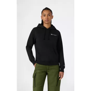 Champion Damen Kapuzenpullover Schwarz L