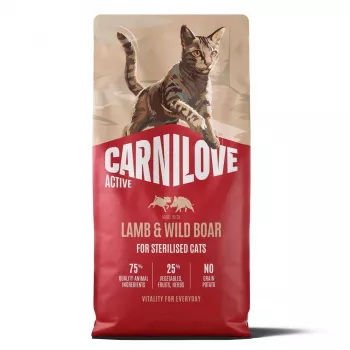 Carnilove Active Katze Lamm & Wildschwein kastriert 6kg