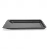 PATISSE PREMIUM Niedriges Backblech 42 x 29 cm Antihaft-Kohlenstoffstahl Rechteckig Anthrazit