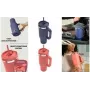 Contigo Thermalock Streeterville Becher mit Strohhalm 1,2 L Indigo