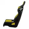 Sabelt SRS-1 Sim-Rennsitz, Fiberglas-Schale, gepolstert - Racing Gelb