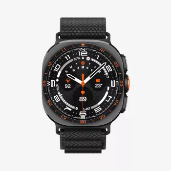 Spigen WBF1 Armband für Samsung Galaxy Watch Ultra 1/2 2024-2026 (47mm) Schwarz