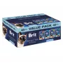Brit Delicate Fillets in Gravy für ausgewachsene Katzen - 48x85g Multipack (Huhn, Rind, Truthahn, Lachs)