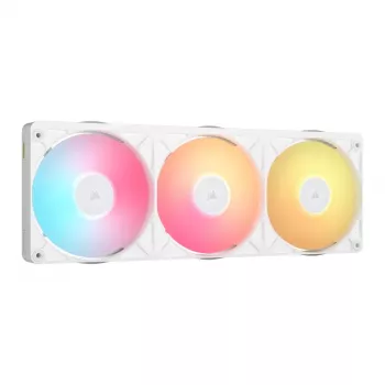 CORSAIR iCUE LINK RX360 II Unified Frame RGB Weiß 120mm PWM Lüfter Dreierpack