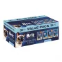 Brit Delicate Fillets in Gravy für ausgewachsene Katzen - gemischtes Fleisch & Fisch, 36 x 85 g Beutel