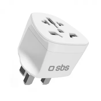 SBS Universal-Reiseadapter für Großbritannien - Weiß