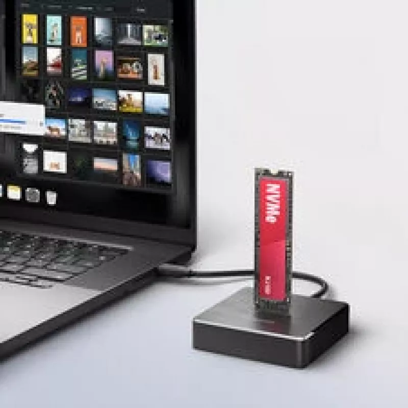 AXAGON ADSA-M2C11 USB-C 10Gbps Dockingstation für eine M.2-NVMe- oder SATA-SSD