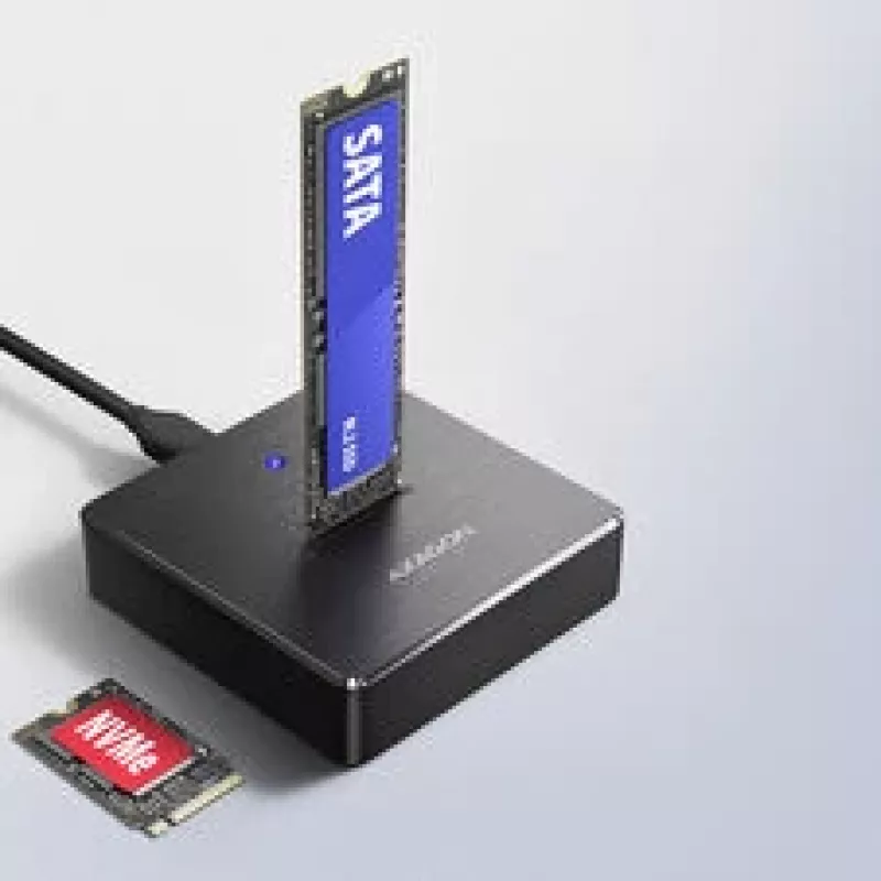 AXAGON ADSA-M2C11 USB-C 10Gbps Dockingstation für eine M.2-NVMe- oder SATA-SSD