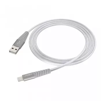 Joby Lade- und Synchronisierungskabel Lightning, 1,2 m, Silber (JB01814-BWW)