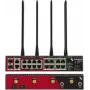Opengear OM1304-4E 4-Port RS232-Serienmodul mit 4-Port-Gigabit-Ethernet-Switch, softwarewählbare X1/X2-Pinbelegung