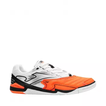 Joma Cancha 2608 Hallenfußballschuhe Orange Weiß Größe 41