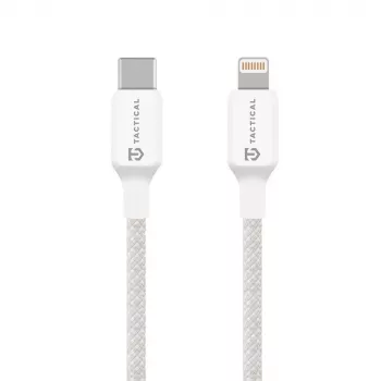 Tactical Stitch Thread USB-C auf Lightning Kabel, Weiß