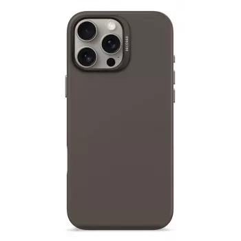 DECODED Antibakterielle Silikonhülle für iPhone 16 Pro Max MagSafe Schwarz