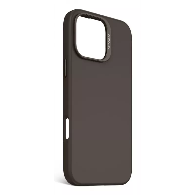 DECODED Antibakterielle Silikonhülle für iPhone 16 Pro Max MagSafe Schwarz