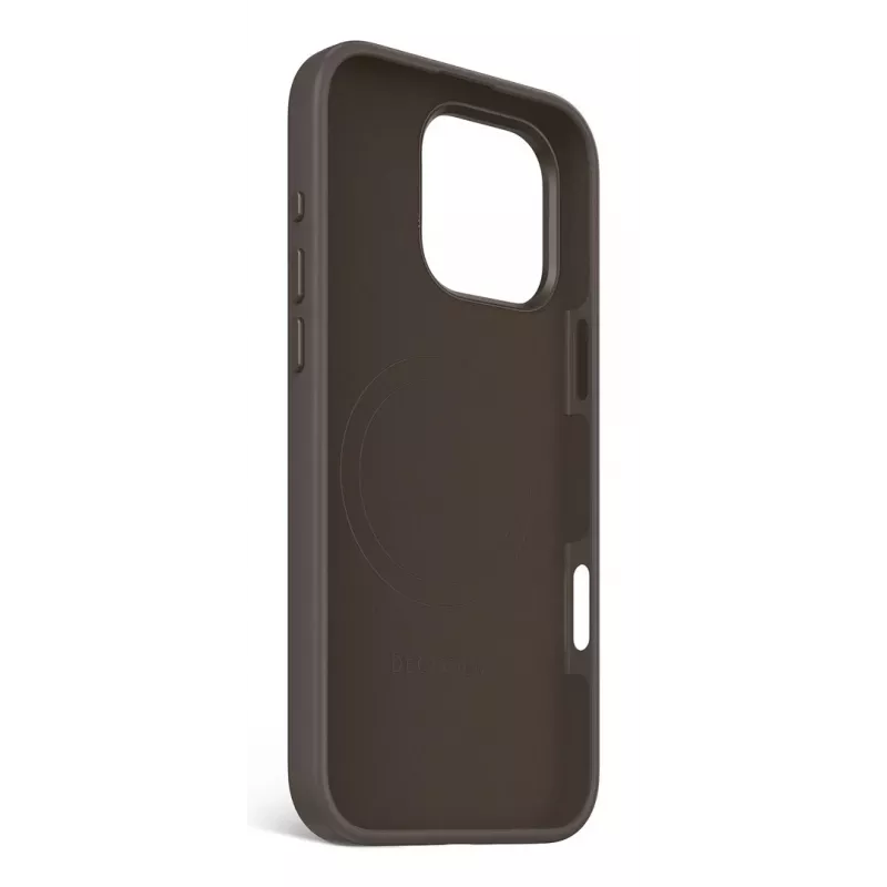 DECODED Antibakterielle Silikonhülle für iPhone 16 Pro Max MagSafe Schwarz