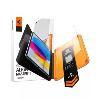 Spigen AlignMaster Glass.tR Panzerglas Displayschutz für iPad 10,9 inch (10. Generation 2022) und iPad 11 inch (11. Generation 2025) - Transparent