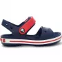 Crocs Crocband Sandale Kinder Navy Blau Rot 12856-485