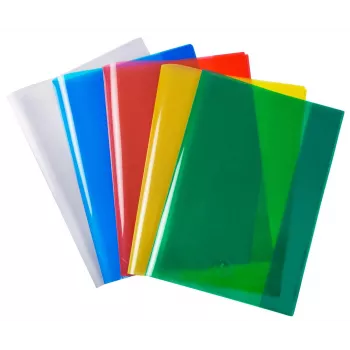 SAX 5 A4 Übungsheftumschläge, verschiedene Farben, transparent PP