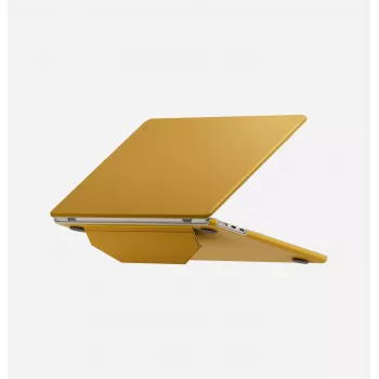 UNIQ Lyden Versa Schutzhülle im Folio-Stil für MacBook Air 13 inch (M2 2022 / M3 2024 / M4 2025 / M5 2026) - Gelb