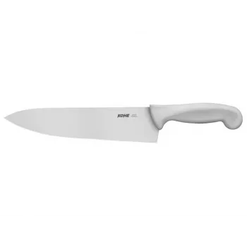 KOHE Universalmesser 243 mm Klinge aus rostfreiem Stahl, verschiedene Farben, ergonomischer PP-Griff, glatter Schliff, Teil-Erl, nur Handwäsche