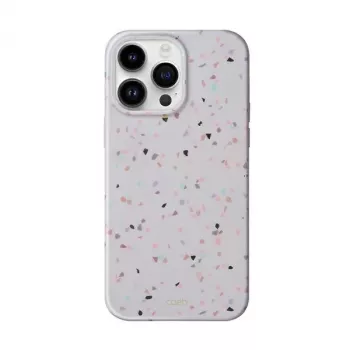 UNIQ Coehl Terrazzo Hülle für iPhone 14 Pro Max, Sandstein