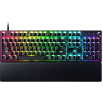 Razer Huntsman V3 Pro kabelgebundene Gaming-Tastatur, nordisches Layout, Analog Optical Switches, schwarz (RZ03-04970600-R3N1)