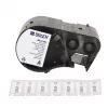 BRADY BMP51/BMP53/M511 Selbstlaminierendes Vinyl-Etikettenset, 25,4 mm x 6,4 m, Weiß/Transparent, B-499
