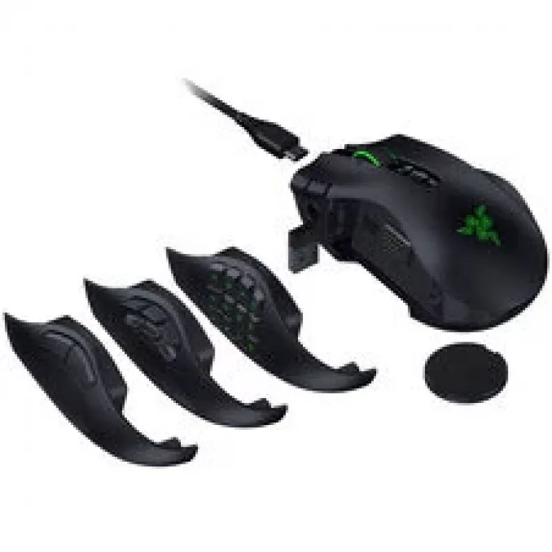 Razer Naga V3 Pro Kabellose Gaming-Maus, 8000 Hz - Schwarz