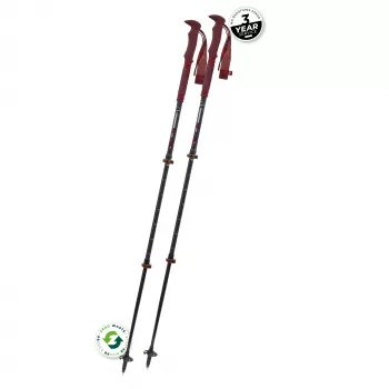 Komperdell Carbon Pro Zero Compact Trekkingstöcke - Malbec