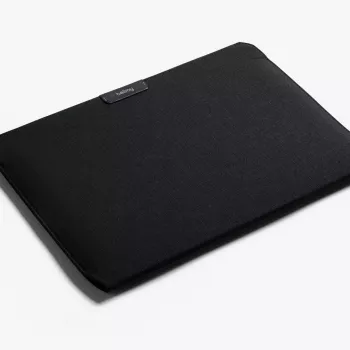 Bellroy Laptop Sleeve 16 inch – Schlanke Schutzhülle für 16-Zoll-Laptops, recyceltes PET, Magnetverschluss, Schwarz