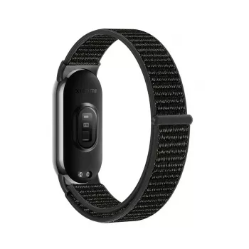 Tech-Protect Nylon Armband für Xiaomi Smart Band 8/9/10, Schwarz