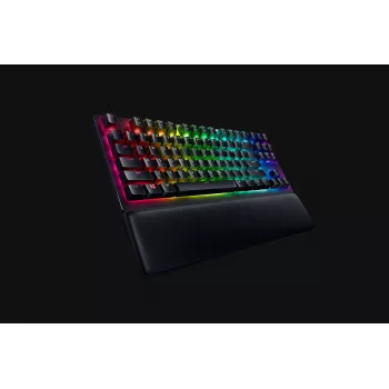 Razer Huntsman V2 Tenkeyless kabelgebundene optische Gaming-Tastatur, Linear Red Switches, nordisches Layout, RGB (RZ03-03940700-R3N1)