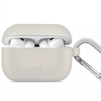 UNIQ Vencer Silikonhülle für Apple AirPods Pro 2. Generation (2022/2023) - Kreidegrau